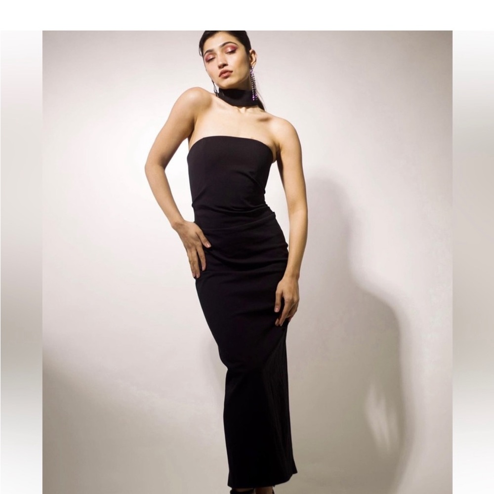 NWT Drapped Zara Choker Dress